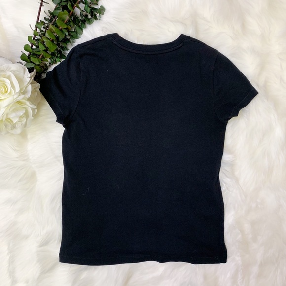 Madewell Black Tee Easy Come Easy Go - Picture 3 of 5